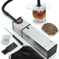 Cocktail Smoker Kit - Indoor Drink & Food Infuser with Wood Chips | Old Fashi...