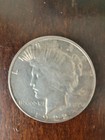 1922 D 1 OUNCE SILVER PEACE DOLLAR GREAT COND. CIRCULATED UNCLEANED — photo 3