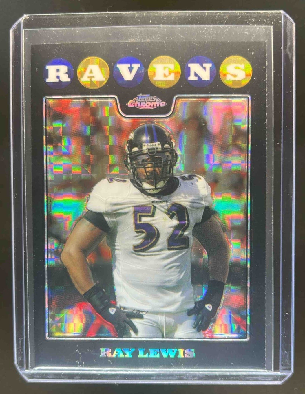 2008 Topps Chrome Ray Lewis Xfractors #TC116 Ravens