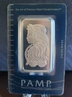 (2) PAMP Suisse 1oz .999 Fine Silver Bullion Bar Lady Fortuna in Numerical order