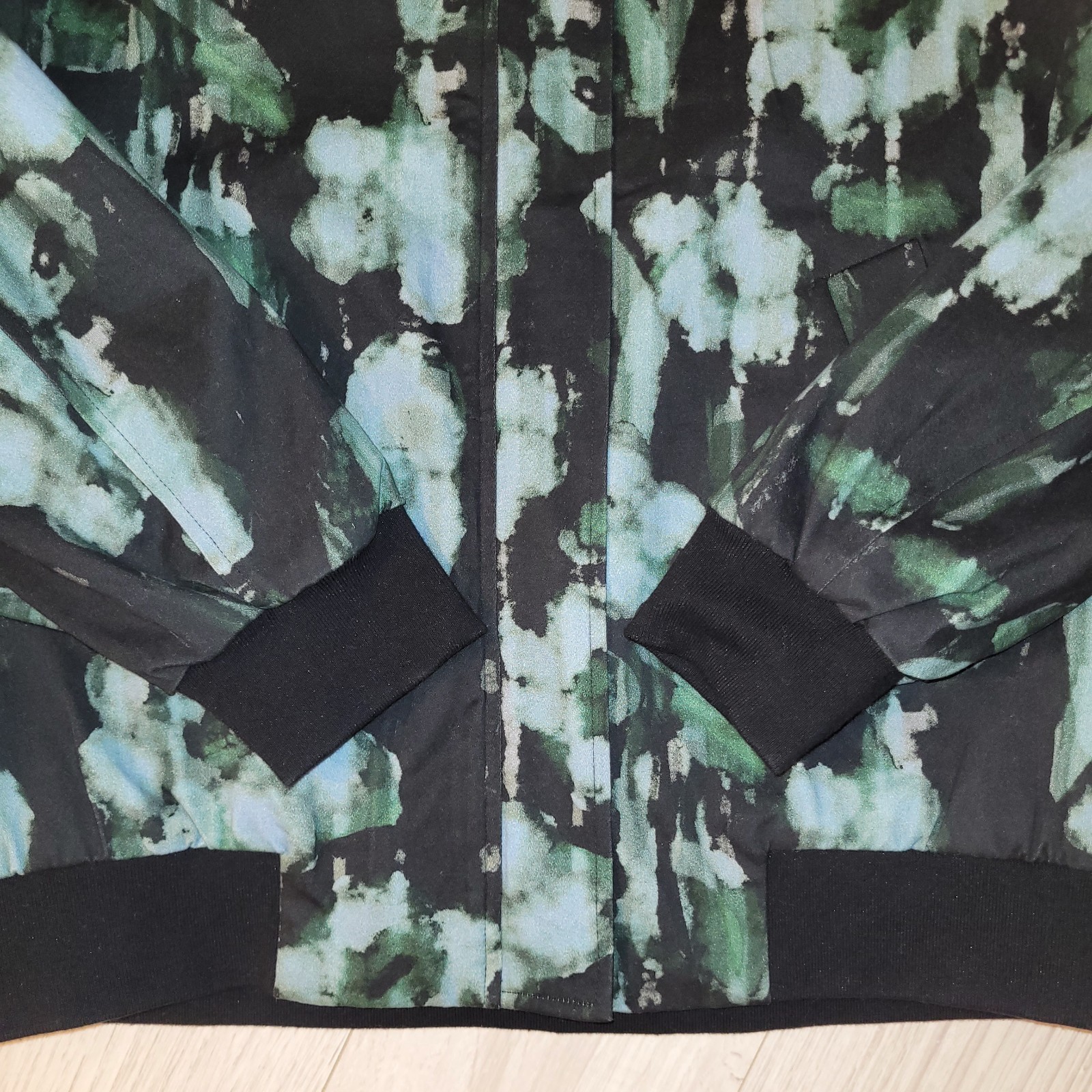 Peruvian Connection Oversized Bomber Jacket Azzur… - image 7