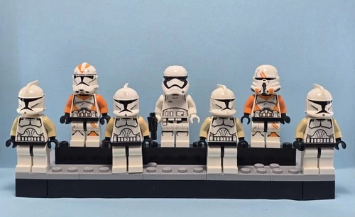 Lego Star Wars Lot Of 7 Minifigures Stormtrooper Clone Trooper 212th Airborne L3