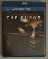 THE PURGE  Blu-Ray Disc  EXCELLENT CONDITION  Modern Horror Classic  Ethan Hawke