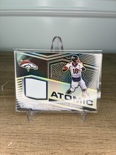 2021 Panini Obsidian Peyton Manning Atomic Material Jersey #AM-PM 10/10 GAME USE