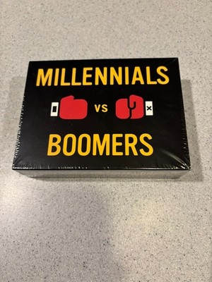 MILLENNIALS VS BOOMERS THE GENERATION GAP TRIVIA CARD GAME NEW