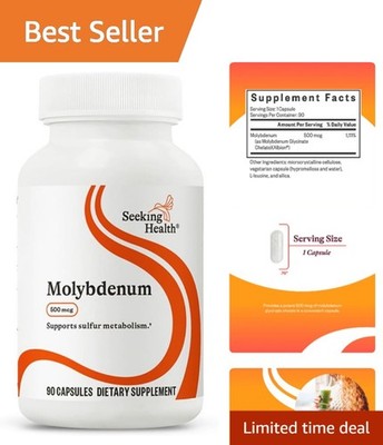 Molybdenum Supplement with Glycinate for Metabolism Support