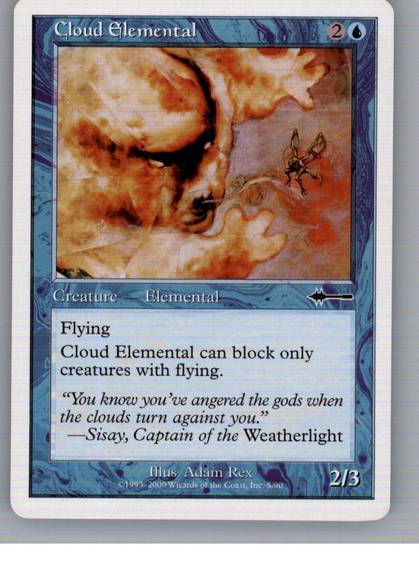 Cloud Elemental 5 Common Beatdown Box Set Magic: The Gathering Near Mint