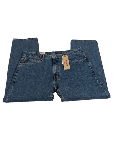 Levis 505 Mens Original Regular Straight Fit Denim Jeans Zip Fly Size 38-30 - Picture 4 of 14