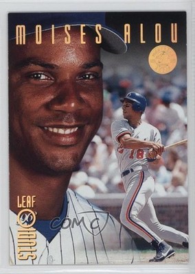 1996 Leaf Studio Gold Press Proof /500 Moises Alou #101 2f5