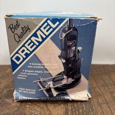 NOS NEW old stock - Vintage Dremel Mini Router Attachment Model #230 | eBay