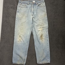 vintage 550 Levi's denim jeans USA made mens size 38 relaxed fit biker pants