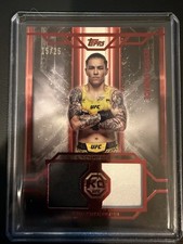 2025 Topps UFC Knockout One-Two Combo Relics Red #OTC-JA Jessica Andrade /25