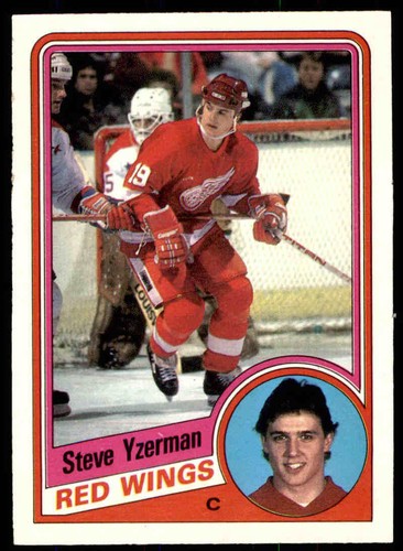 Steve Yzerman #67 1984 O-Pee-Chee card