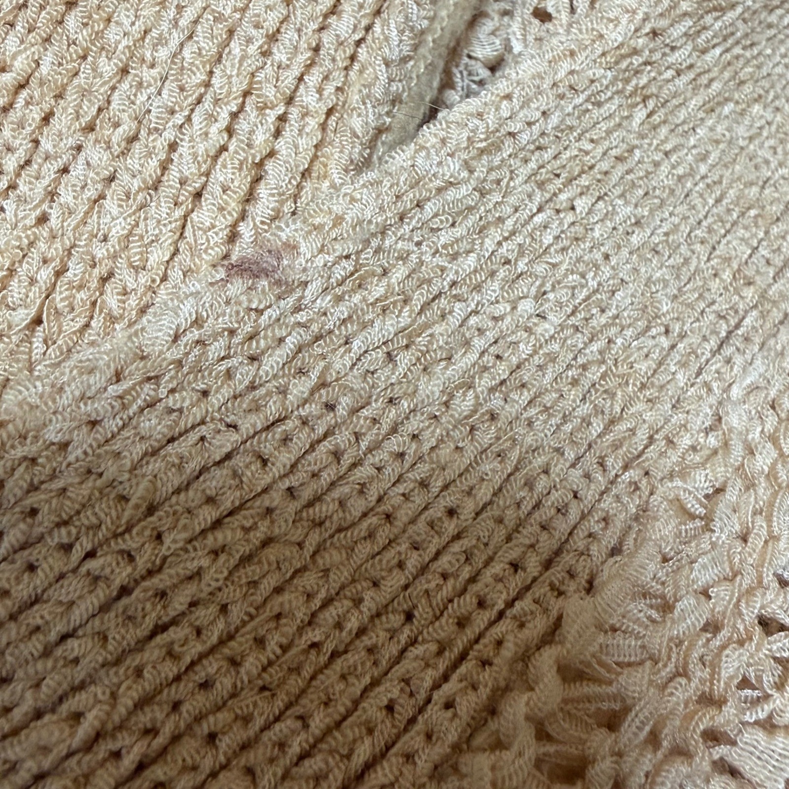 Ruby Rd Knit Beige Decorative Button 3/4 Sleeve C… - image 11