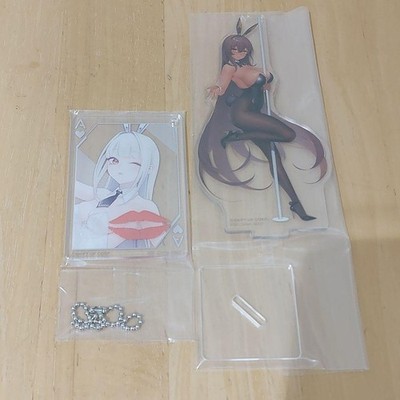 NIKKE Ichiban Kuji Blanc Noir Glückskuss Anhänger Acryl Ständer Sammlerstück