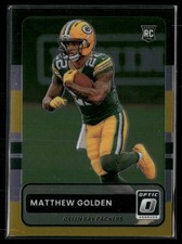 Matthew Golden 2025 Donruss Optic #10 2015 Retro Green Bay Packers