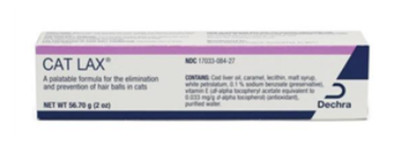 Cat Lax 2 oz for Elimination and Prevention of Hairballs in Cats