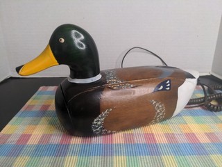 Vintage TeleMania Wooden Mallard Duck Jersey Shore Landline Phone RARE
