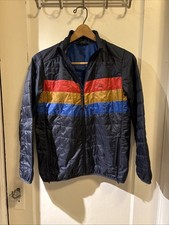 LL Bean Kids Lightweight Navy Color block Puffer Jacket Size L 513614