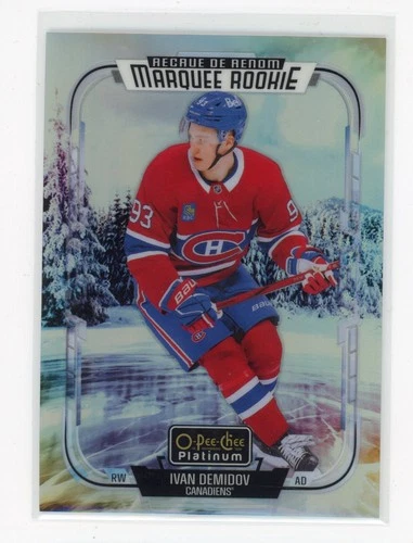 2025-26 UD O-Pee-Chee Platinum Ivan Demidov RC Rookie Pond Hockey Variant (RC)