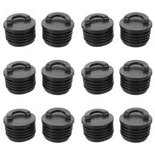12Pcs Boat Drain Plug Bung Push in Rubber Scupper Plugs for Kayak and Yacht Use