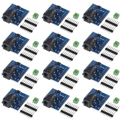 AOICRIE 12pcs DC Power Shield V1.1.0 for WEMOS D1 Mini Development...