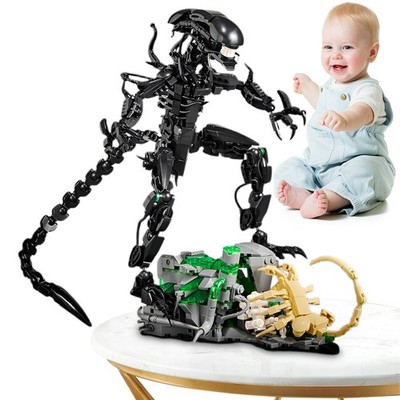 Xenomorph Alien 3D Modellbausatz Konstruktionsspielzeug Montage Set Bausteine