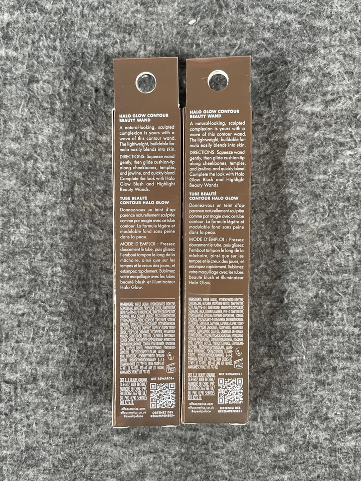 e.l.f. Halo Glow Beauty Wand Contour Deep/Rich Face 0.33 fl oz 10mL Lot of 2 - Image 2 of 4