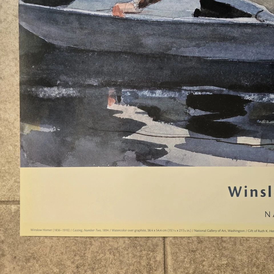 Póster de colección casting número dos WINSLOW HOMER Galería Nacional de Arte 26x33 Foto 4 de 4