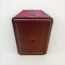 ***** 1910 AGFA ANSCO Red Box 4x6.5cm 127 rollfilm Dollar Camera Burgundy Kiddie