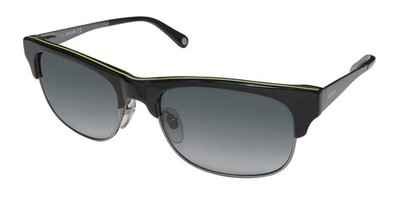 NEW JACK SPADE SAWYER SUNGLASSES FULL-RIM METAL & PLASTIC 0807 55-18-140 BLACK