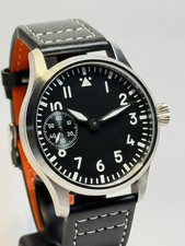 Noble Montre D'Aviateur 42mm Main Usine de Remontage Manuel Très Précise