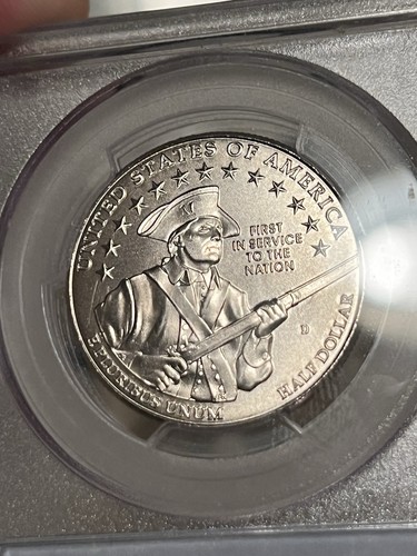 Medio dólar conmemorativo del ejército de los Estados Unidos 2011-D MS69 PCGS - Imagen 7 de 8