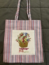 Longaberger Cotton Fabric Gift Bag