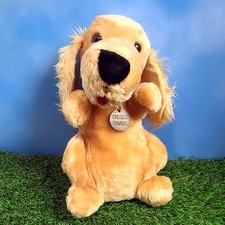 Vtg. 1979 Crocker National Bank Ad Promo "CROCKER SPANIEL" Plush Toy by DAKIN