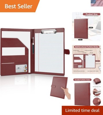 Multi-Function Portfolio with Integrated Clipboard - Ideal for Professionals