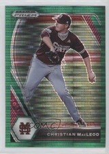 2021 Panini Prizm Draft Picks Green Pulsar Prizm Christian Macleod #PDP159 0nr3