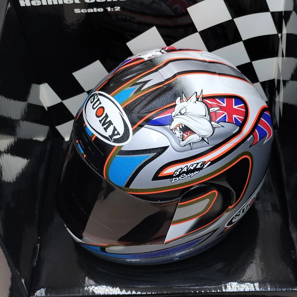 Minichamps 1/2 half Suomy Helmet 2001 Neil Hodgson SBK 326011200 - Image 4 of 4