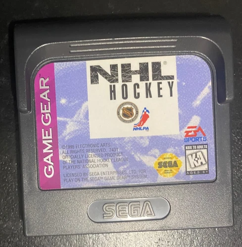 NHL Hockey - Sega Game Gear - EA Sports - Good Condition