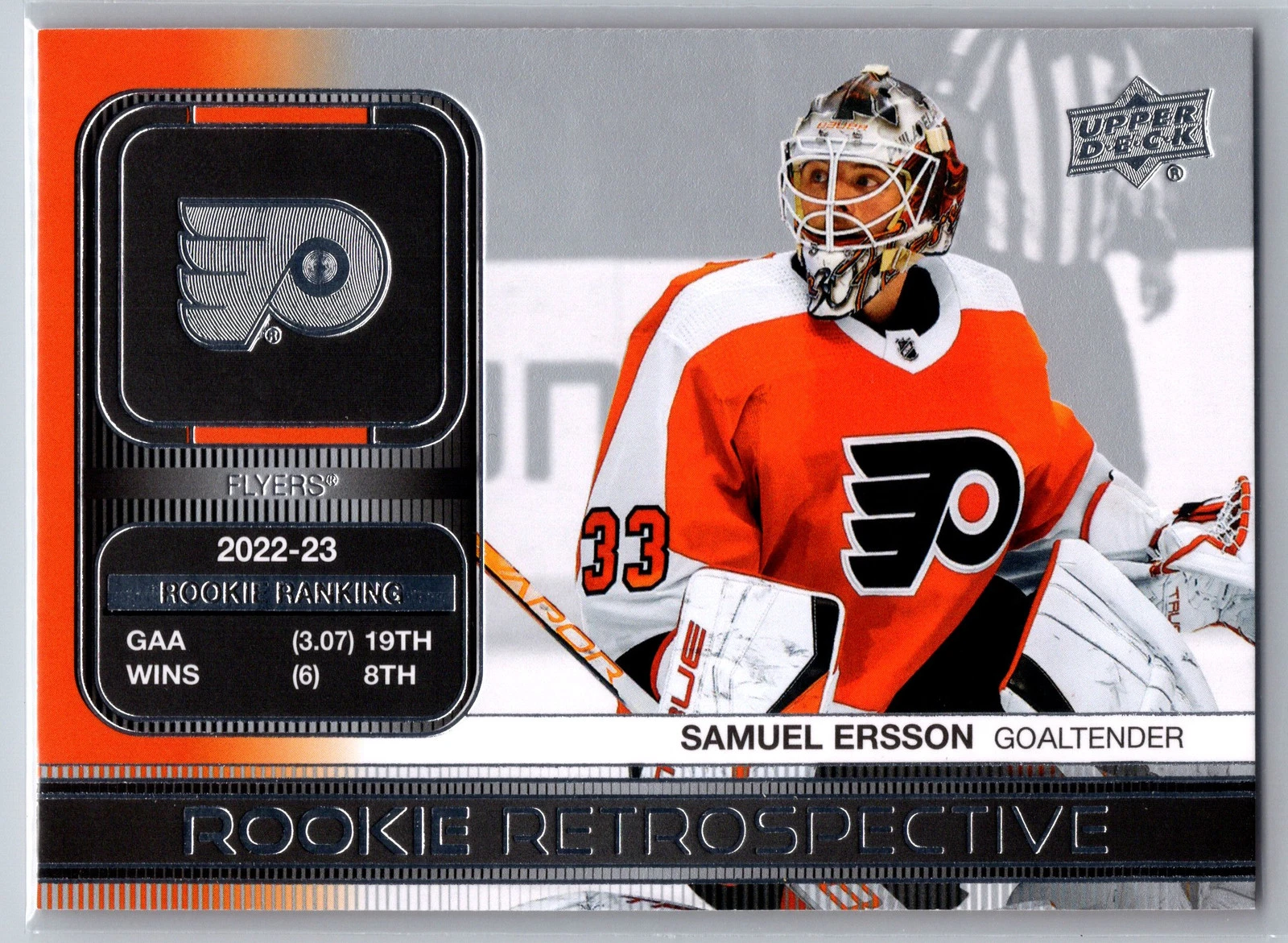 Samuel Ersson trading card