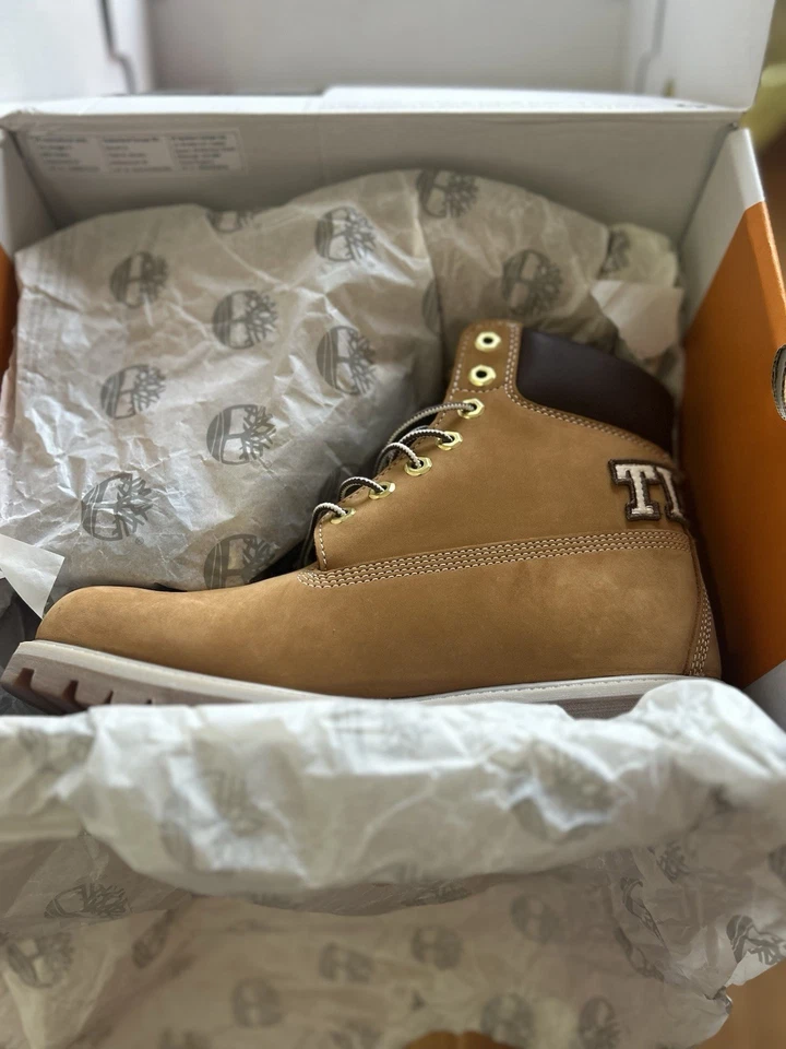 Timberland 6-Inch "TIMBS '73" Custom WHEAT Talla 43 / US 9 NUEVAS - Imagen 2 de 4