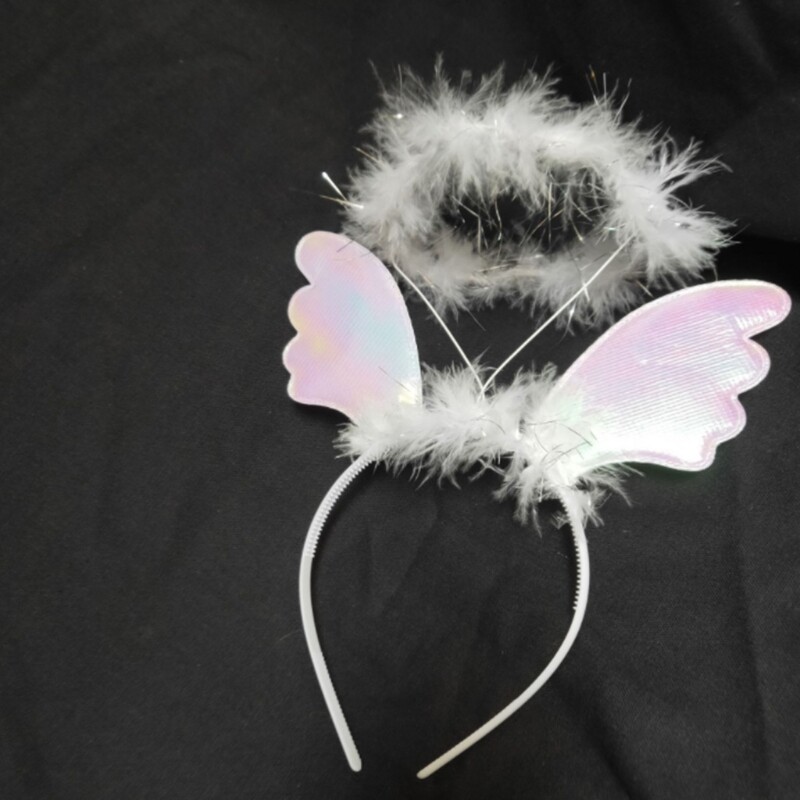 Children Angel Wing Hairband Headband Halloween Cosplay Accessories eBay