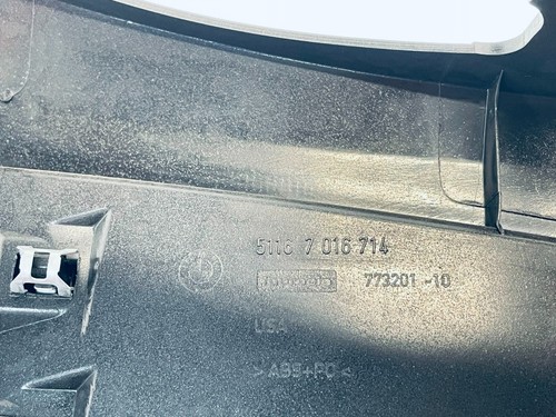 BMW E85 E86 Z4 Roadster / Coupè Console centrale nera pannello di rivestimento 7016714 #080 - Foto 6 di 6