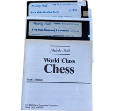 Computer 5.25  Floppy Software Melody Hall Greeting Cards Stationary Calendars