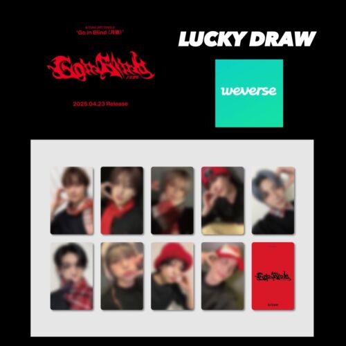 Pre-o &TEAM 月狼 Go in Blind 3° singolo JAPAN POB cartolina fotografica ufficiale Weverse - Foto 18 di 21