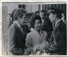 1974 Press Photo Lord Snowdon, wife Princess Margaret & Richard Frymire in KY