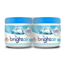 Bright Air Gel Air Freshener Odor Eliminator 14oz Blue Fresh Scent 60 Days