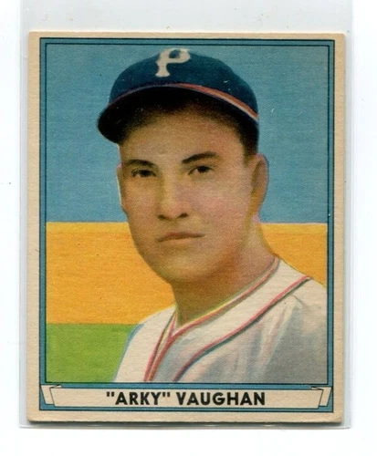 1941 Play Ball Arky Vaughan Pittsburgh Pirates #10 Presents EXMT FR