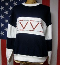 VIGORO fertilizer sweatshirt vtg 1980s med crewnck Agribusiness two-tone kitschy