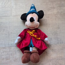 Mickey Mouse Fantasia Sorcerer Wizard 13" Plush Walt Disney Parks Stuffed Animal